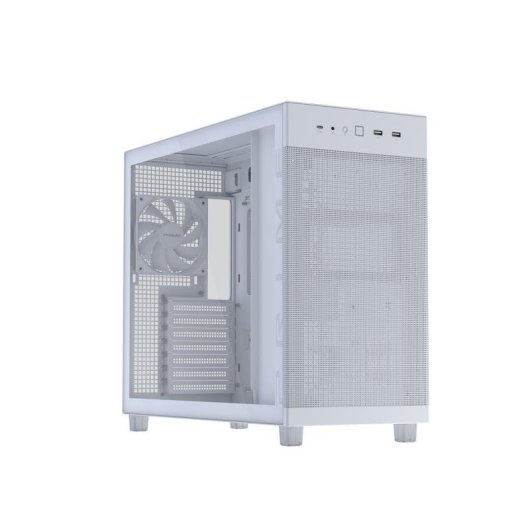 Boîtier Asus PRIME AP303 TG White Fenêtre Verre Trempé ATX Blanc