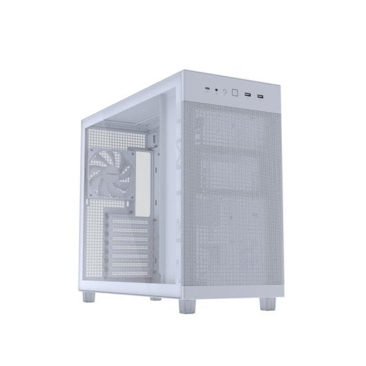Boîtier Asus PRIME AP303 TG White Fenêtre Verre Trempé ATX Blanc