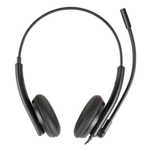 Casque iggual ENC3030 avec support SA22 filaire USB pour bureau, contrôle volume, noir