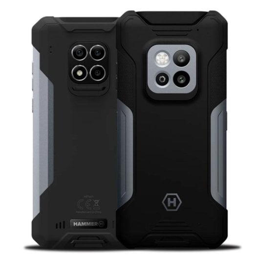 Hammer Construction 2 5G 6 Go 128 Go 6.58" IPS 120Hz 5G Double SIM Caméra 50 MP IP68 Android 14 Argent