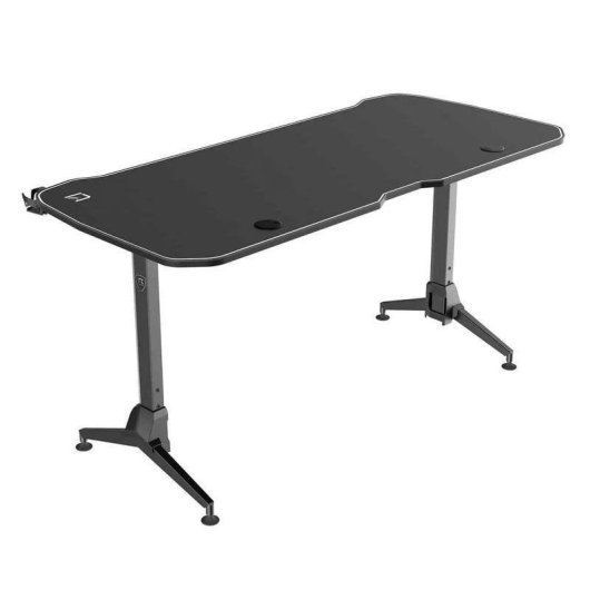 Mesa Gaming REKT 160cm Fibre de carbone Extras XXL Gestion câbles