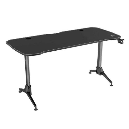 Mesa Gaming REKT 160cm Fibre de carbone Extras XXL Gestion câbles