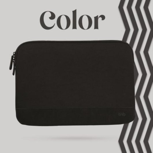 Housse pour ordinateur portable TnB SLCOLOR14BK 14" noir mousse viscoélastique