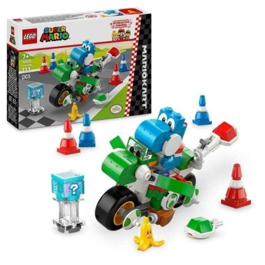 LEGO Super Mario Mario Kart Moto Yoshi 72031 133 Teile