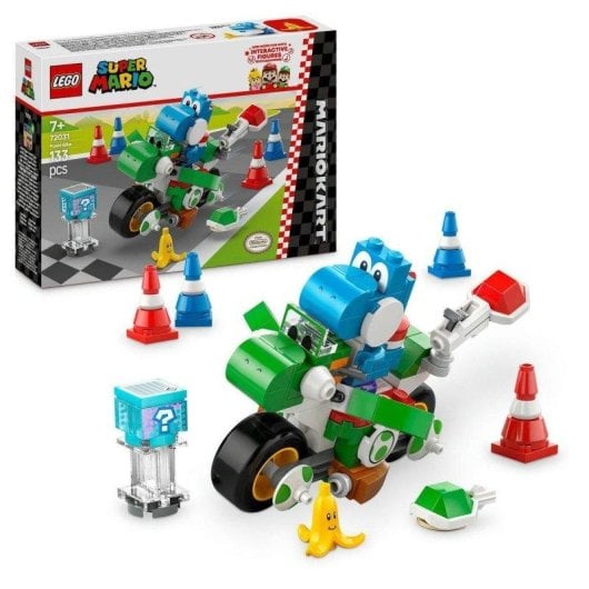LEGO Super Mario 72031 Mario Kart: Moto Yoshi con Accesorios 133 piezas