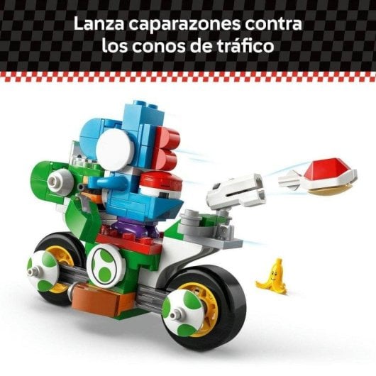 LEGO Super Mario 72031 Mario Kart: Moto Yoshi con Accesorios 133 piezas