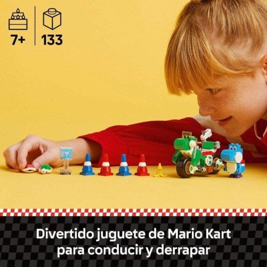 LEGO Super Mario 72031 Mario Kart: Moto Yoshi con Accesorios 133 piezas