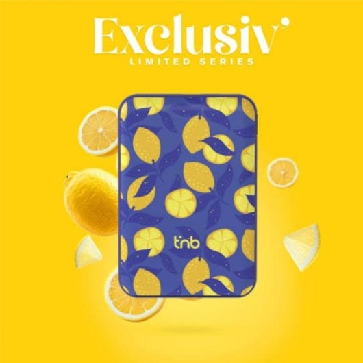 Batteria esterna TnB PBUMAG5LEM 5000mAh MagSafe Wireless 15W USB-C 20W Blu Giallo