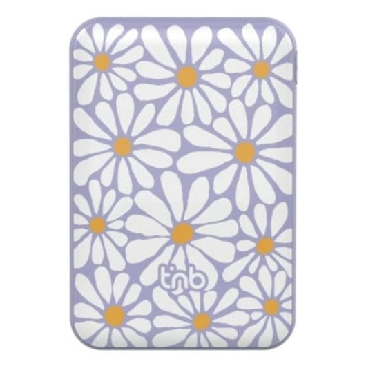 Batteria Esterna TnB PBUMAG5FLO 5000 mAh Wireless MagSafe 20 W Lavender