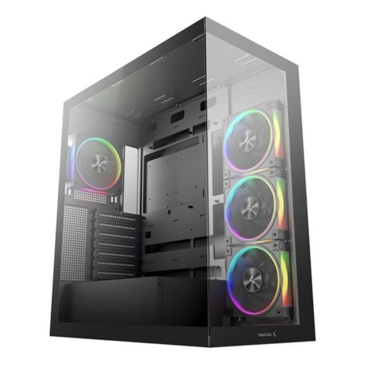 Caja DeepCool CG580 4F V2 ATX Negra Cristal Templado RGB Gaming