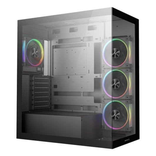 Caja DeepCool CG580 4F V2 ATX Negra Cristal Templado RGB Gaming