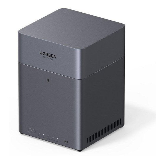 NAS 4 bahías Ugreen DH4300 Plus 8GB ARM 2,5GbE HDMI 4K seguridad NFC copia remota