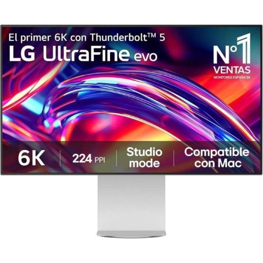 Écran PC LG UltraFine 32U990A-S 32'' Ultra HD 6K 60Hz IPS Black HDR600 Pivotable