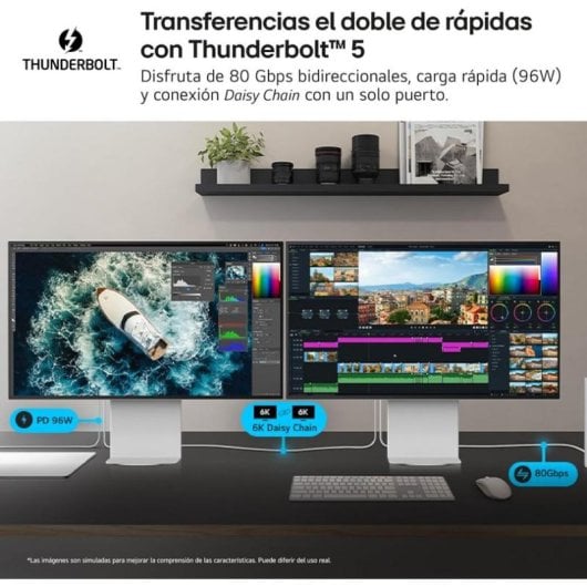 Monitor LG UltraFine 32U990A-S 32" 6K UltraHD 60Hz IPS Black Thunderbolt 5