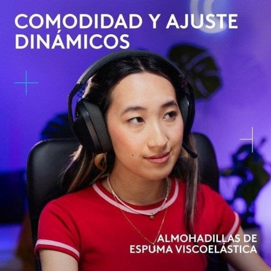 Auriculares Logitech G321 LIGHTSPEED inalámbricos Bluetooth para gaming PC/PS4/PS5/Switch Negros