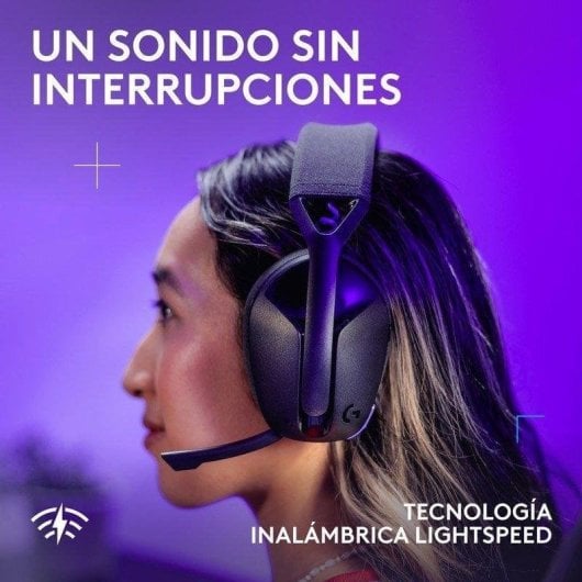 Auriculares Logitech G321 LIGHTSPEED inalámbricos Bluetooth para gaming PC/PS4/PS5/Switch Negros