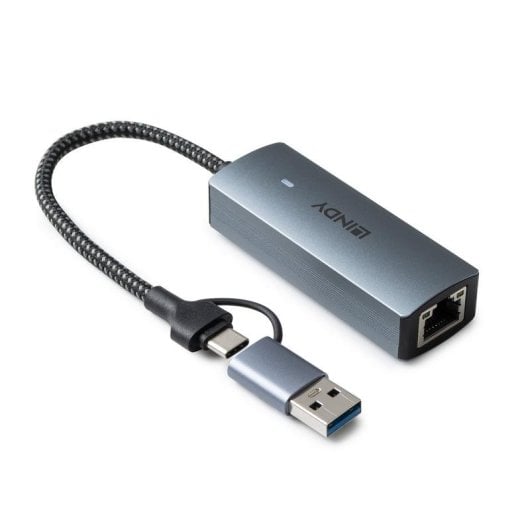 Hub Lindy 1 Port USB 3.2 Gen 2 Type-C 5000 Mbit/s Modell 43415 Aluminium