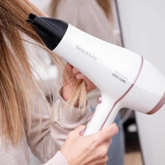 Asciugacapelli Taurus ALIZEIONICCARE 2400W Ionico 3 Temperature Diffusore Concentratore