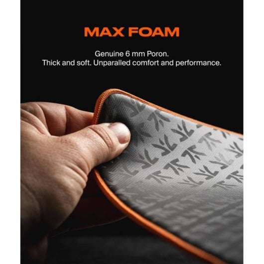 Alfombrilla Fnatic Focus3 MAX L XL mousse Poron 480x480 mm orange