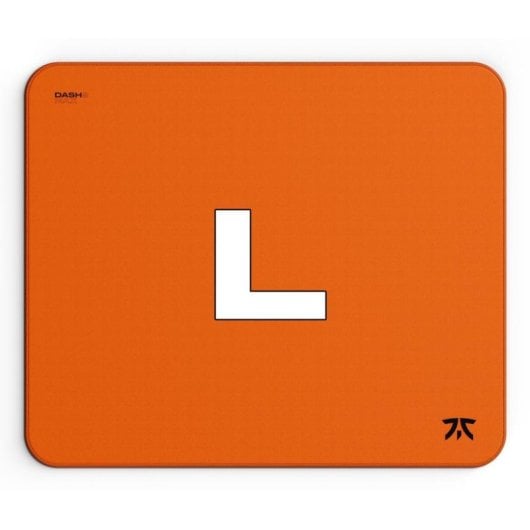 Tapis de souris Fnatic DASH2 MAX Orange 480x400x6mm Base antidérapante Poron