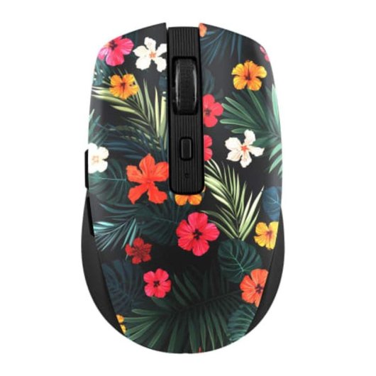 Maus TnB MWXAMAZO Bluetooth USB 1600 DPI Schwarz Wiederaufladbar
