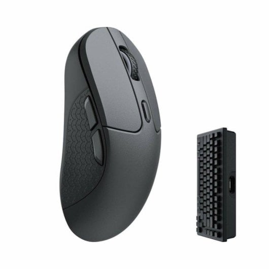 Souris Keychron M3 Sans fil RF Bluetooth 26000DPI Noir RGB Ergonomique