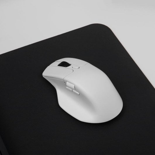 Ratón Keychron M6 Inalámbrico PixArt 3311 2.4 GHz y Bluetooth 12000 DPI Blanco Silencioso