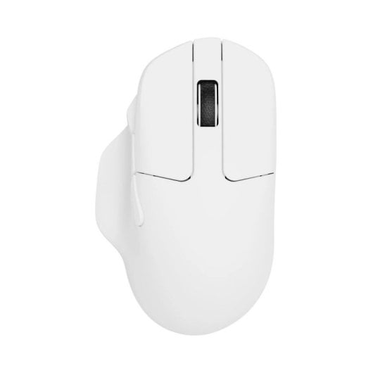 Ratón Keychron M7 Inalámbrico y Cableado 26000 DPI Blanco Ergonómico Ultraligero
