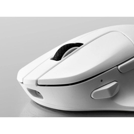 Ratón Keychron M7 Inalámbrico y Cableado 26000 DPI Blanco Ergonómico Ultraligero