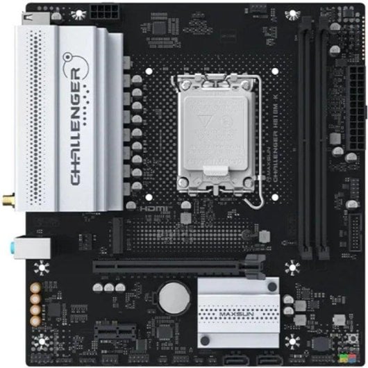Placa Base Maxsun MS-Challenger H810M-K WIFI H810 LGA 1851 DDR5 Micro-ATX WiFi 6 BT 5.2 PCIe 5.0