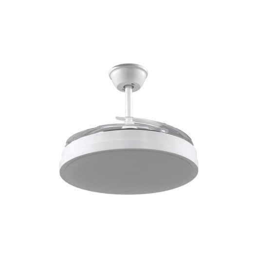 Ventilador FM Calefacción VT-SENZA ECO 107 cm LED Controlo Remoto Branco