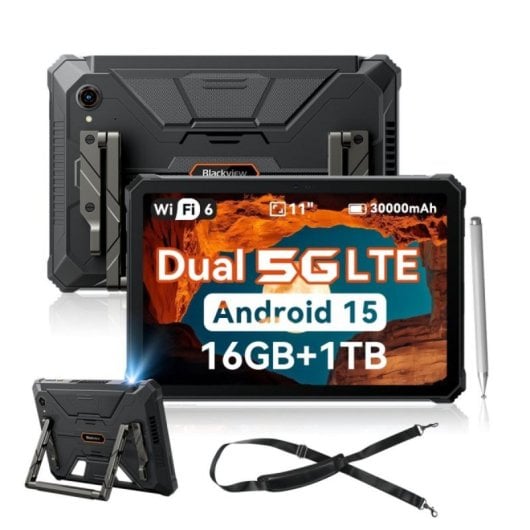 Tablet Blackview Active 12 Pro 11" 1TB 5G con proyector integrado