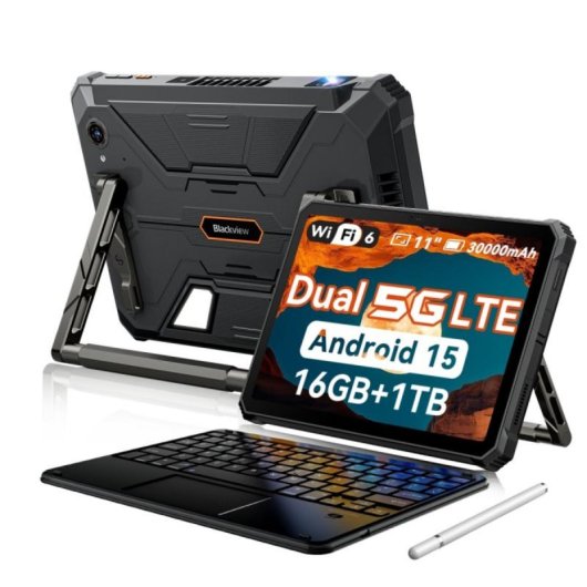 Tablet Blackview Active 12 Pro 11" 1TB 5G avec clavier Bluetooth