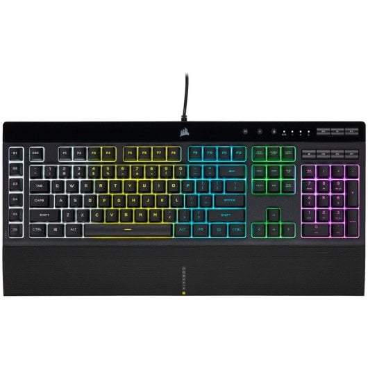 Pack clavier Corsair K55 RGB PRO (Royaume-Uni) + souris HARPOON RGB PRO + casque stéréo HS55 + MM100
