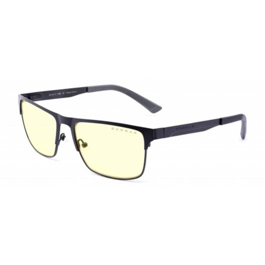 Gafas para ordenador Gunnar Pendleton negras ámbar acero inoxidable antirreflejo