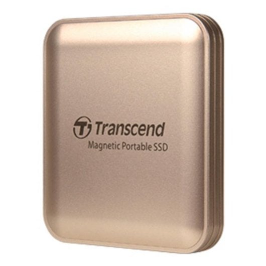 Disco Duro Transcend ESD420 1TB SSD USB Tipo C 2000MB/s Seguridad Dorado