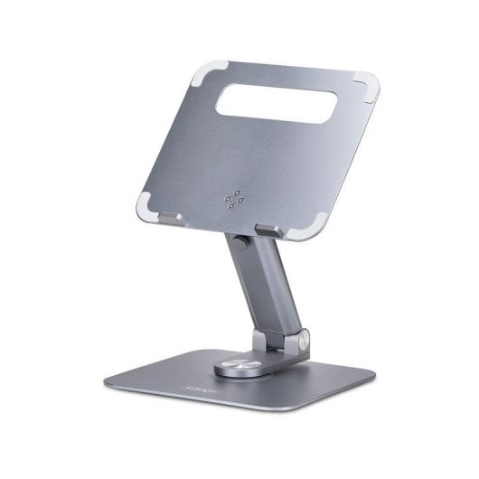 Support pour ordinateur portable Startech Stand Telescopique Base Pivotante 360° Aluminium Argent
