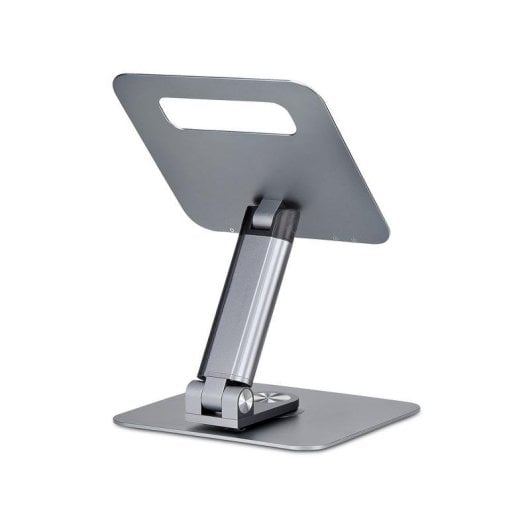 Support pour ordinateur portable Startech Stand Telescopique Base Pivotante 360° Aluminium Argent