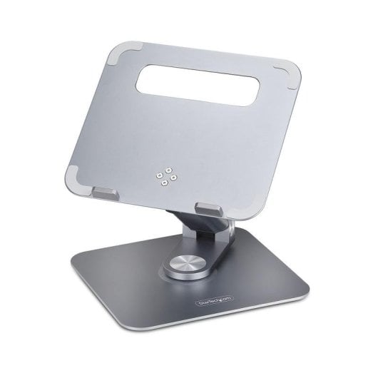 Support pour ordinateur portable Startech Stand Telescopique Base Pivotante 360° Aluminium Argent