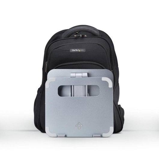 Support pour ordinateur portable Startech Stand Telescopique Base Pivotante 360° Aluminium Argent