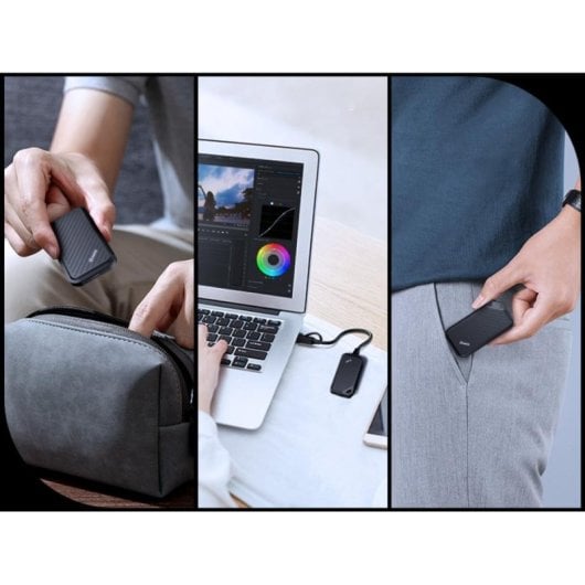 Disco Duro Biwin PD450 500GB SSD USB Type-C 430MB/s Resistente