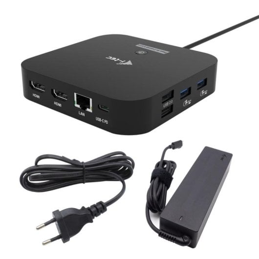 Dockingstation I-Tec USB-C Dual HDMI Power Delivery 100W Universal Charger 100W