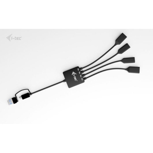 Hub I-Tec 4 Ports 5 Gbps USB 3.2 Gen 1 Modell USB-C/USB-A Kompakt
