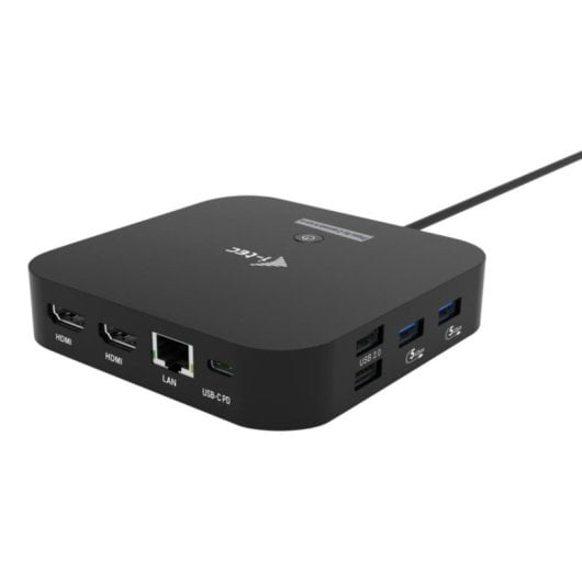 Station d'accueil I-Tec USB-C Dual HDMI alimentation 100 W Ethernet 10 Gbit/s