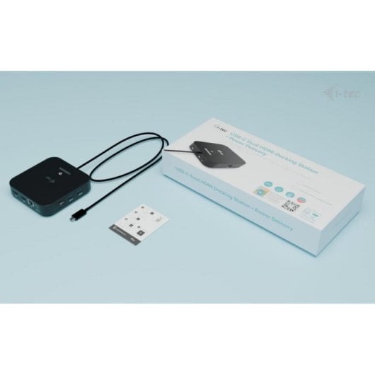 Station d'accueil I-Tec USB-C Dual HDMI alimentation 100 W Ethernet 10 Gbit/s