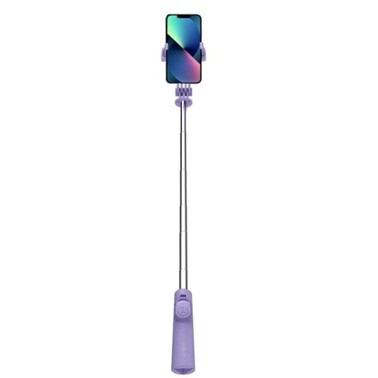 Pau Para Selfie Celly CLICKSFSTICKVL Bluetooth Tripé Telescópico Violeta