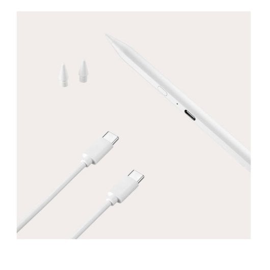 Stylet digital Tucano Pencil 3 Apple Bluetooth Aluminium Blanc pour iPad