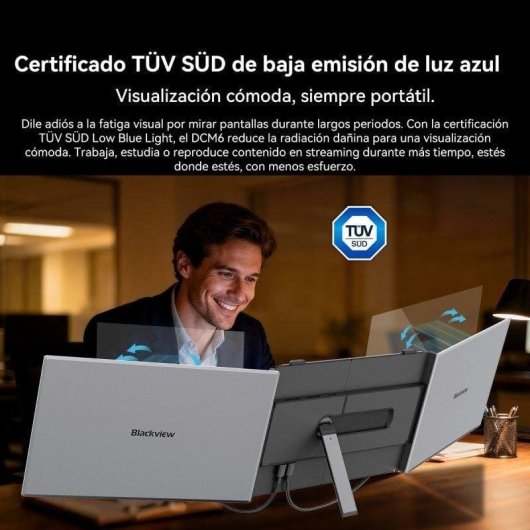 Écran PC Blackview DCM6 14" Full HD 60Hz IPS Double USB-C Ultra Fin Alu TÜV