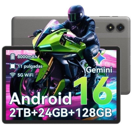 Tablet VekfulPC T50 WiFi 11" 24GB 128GB Grigio