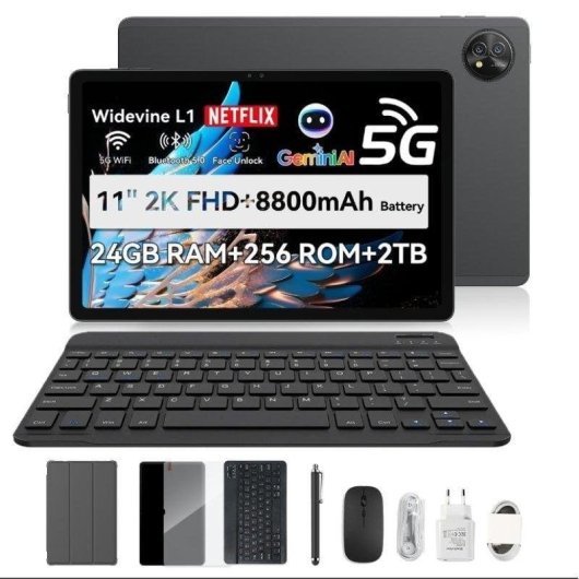 Tablet Blackview Zeno 10 5G 11" 8GB 256GB Cinzento